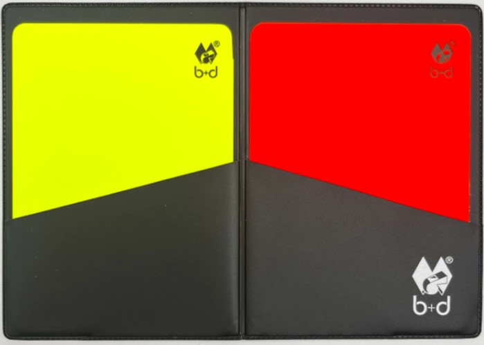 B&D Referee Card Set
