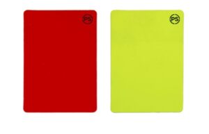 Large Red and Yellow Card Set - Process Sports