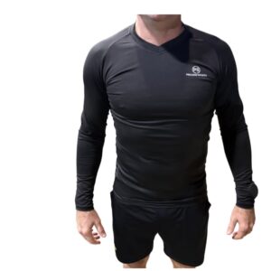 Long Sleeve Communications/GPS Men's undershirt Black