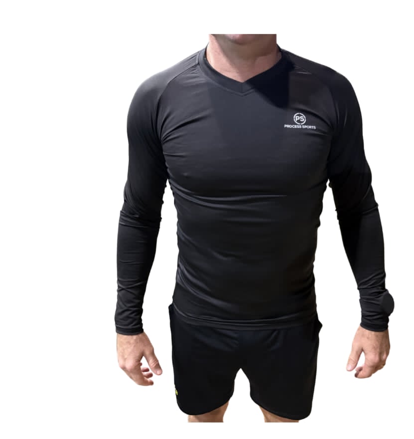 Long Sleeve Communications/GPS Men's undershirt Black