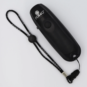 FOX 40 Electronic Whistle with Loop Lanyard-Black