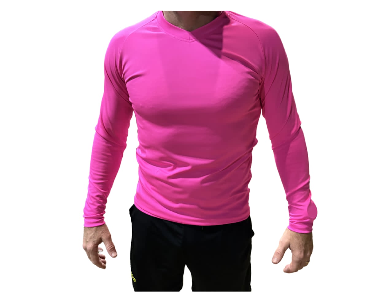 Long Sleeve Communications/GPS Men's undershirt Pink
